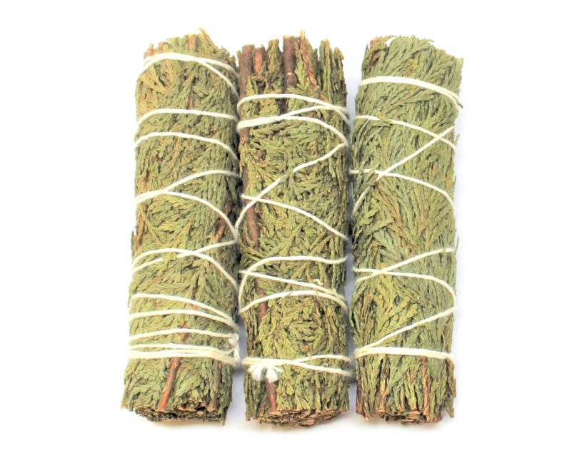 Lot of 3 Cedar Smudge Bundles