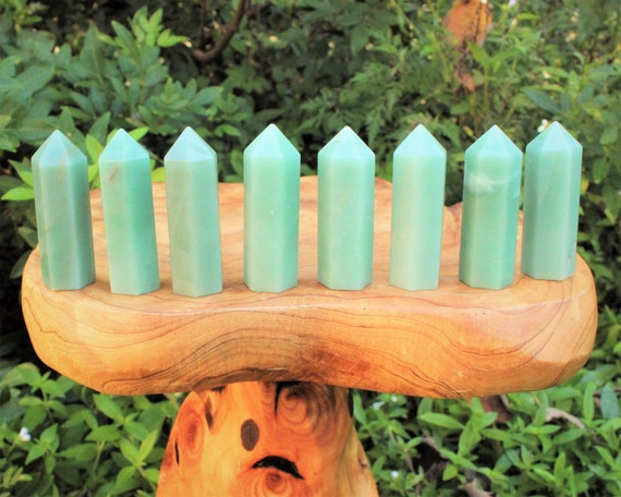 Green Aventurine Obelisk, 2.5 - 3" (Polished Green Aventurine Tower, 'A' Grade, Green Aventurine Generator)
