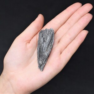 Natural Black Kyanite Blades, Premium Quality: 10-15 Piece Box Lot Premium Grade image 9