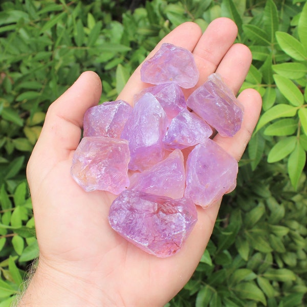 Rough Natural Amethyst (Brazil) Premium Grade Crystals: Choose How Many Pieces (Premium Quality 'A' Grade)