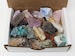 MINIATURE Crafters Collection Box: Gems Crystals Natural Raw Minerals - 1/2 lb (8 oz) (Mixed Tiny Gemstone, 0.25' - 1') 