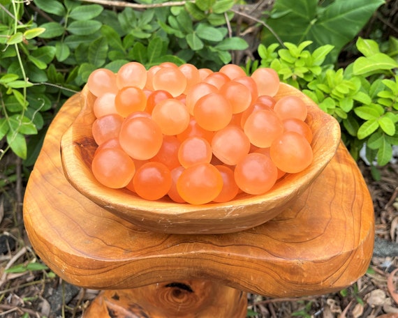 Orange Selenite Tumbled Stones: Choose Ounces or lb Bulk Wholesale Lots (Premium Quality 'A' Grade)