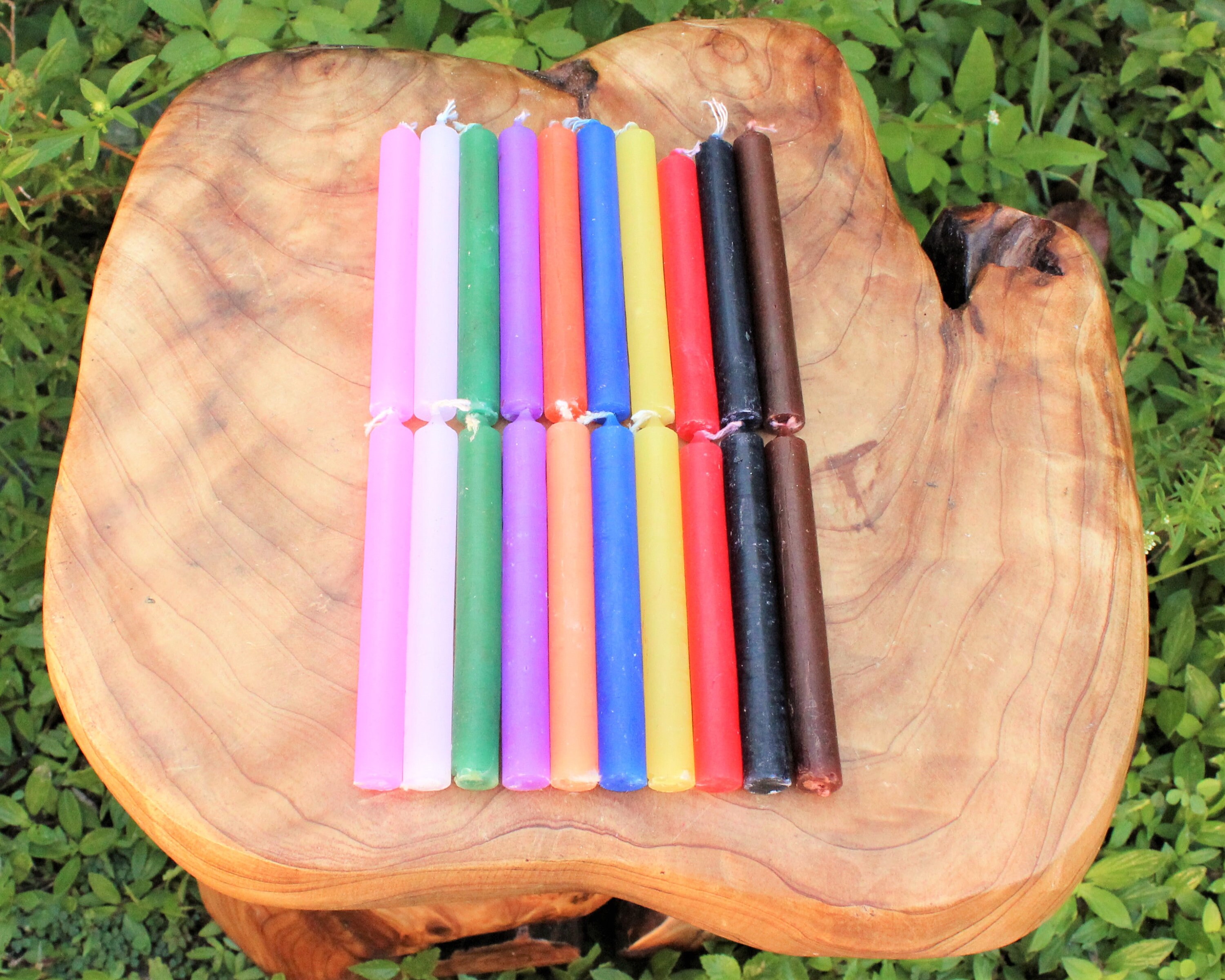 4 Chime Candles Set 20 Assorted Colors (Wholesale Spell Candles)