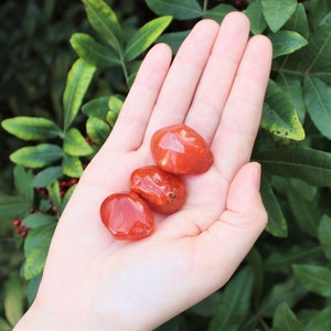 Carnelian Tumbled Stones: Choose How Many Pieces Premium Quality 'A' Grade 3