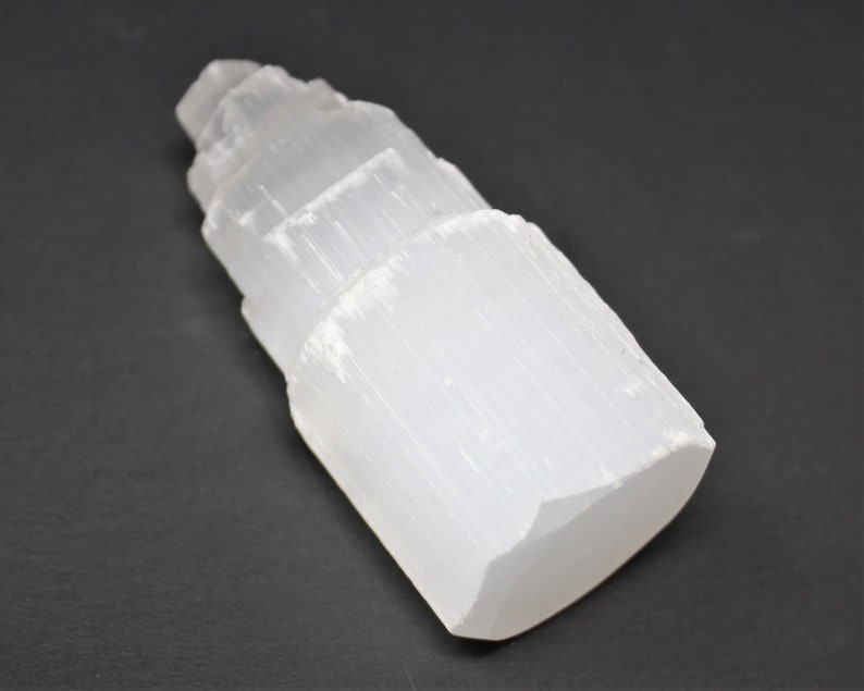 1 Selenite Tower & 1 Extra Grade Black Tourmaline Log: Home Protection Kit Buy More Sets and Save BIG image 4