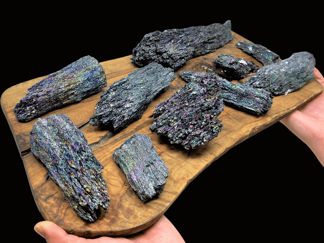 Large Rainbow Carborundum Crystals Specimens Choose Size silicon