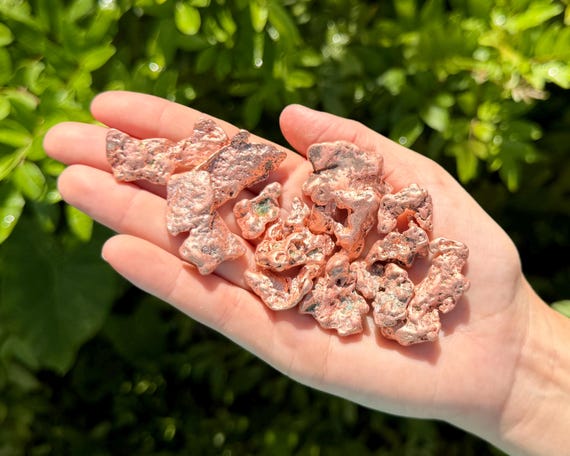Raw Natural Copper Nuggets - 1/4 lb (4 oz) Wholesale Bulk Lot - Native Michigan Copper