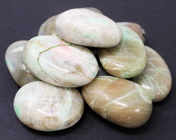 Garnierite / Green Moonstone Hand Polished Stones Wholesale Bulk Lots - Choose How Many lbs ('A' Grade Polished Garnierite)