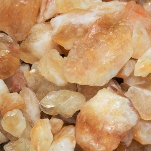 Citrine Rough Crystal Chips, 0.5 1.25: Choose Ounces or lb Wholesale Bulk Lots 'AAA' Quality Raw Citrine Chips, Rough Citrine Chips image 5