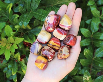 Mookaite Tumbled Stones: Choose How Many Pieces (Premium Quality 'A' Grade)