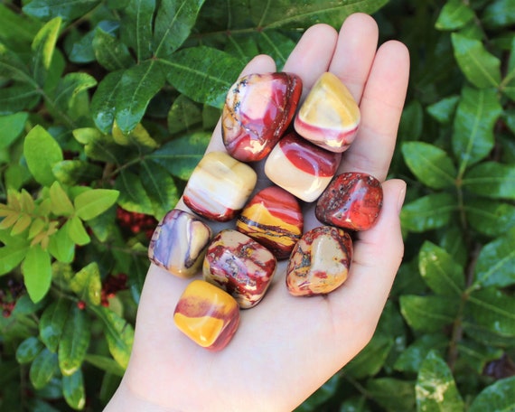 Mookaite Tumbled Stones: Choose How Many Pieces (Premium Quality 'A' Grade)