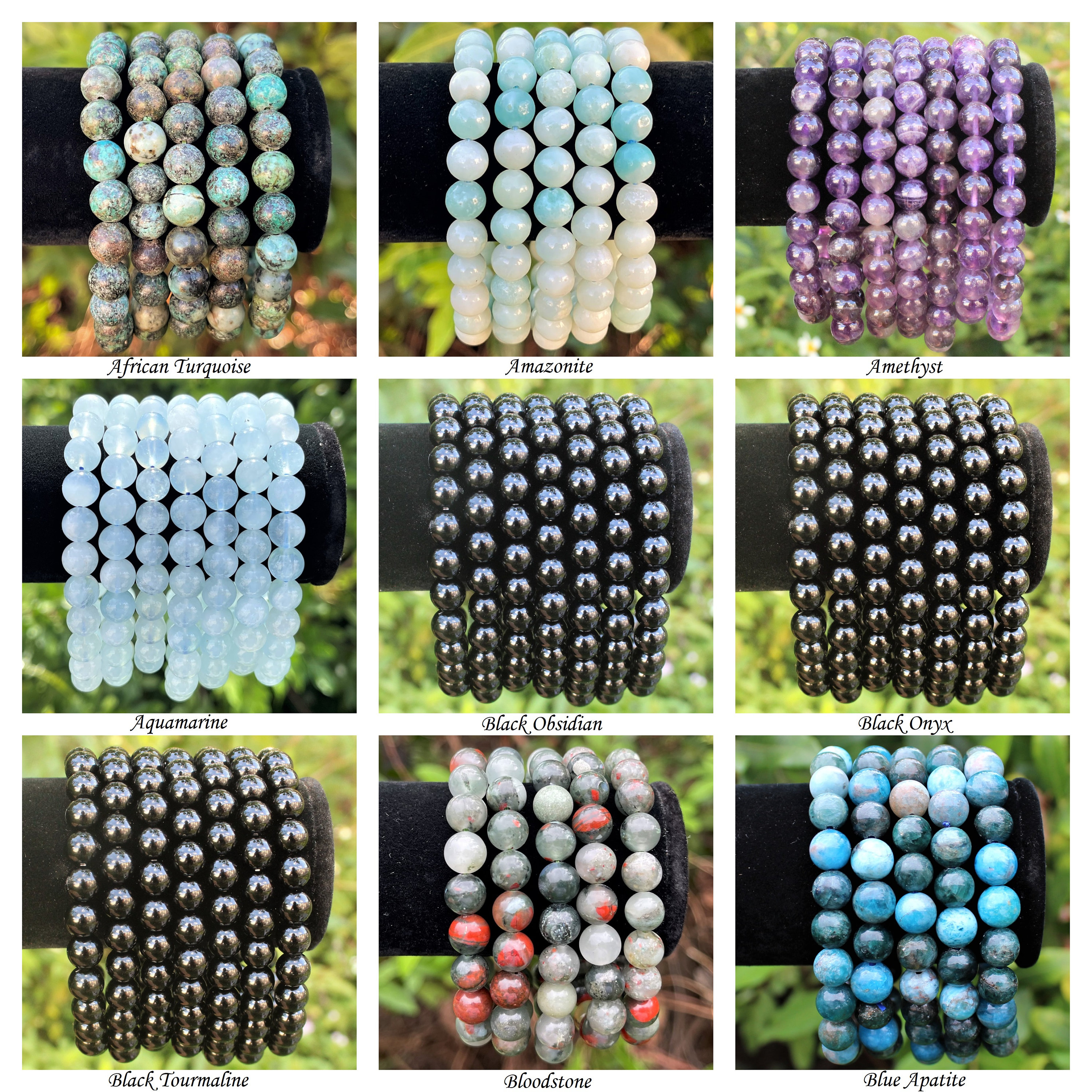 Natural Freeform Big Tumbled Gemstone Beads Bracelet, Stretch Bracelets,  Bead about 8-12mm, Priced 1pcs