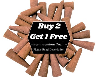 20 Incense Cones: BUY 2 GET 1 FREE! - Choose Your Scent (Premium Quality Incense Cones, Huge Choice of Wonderful Scents)