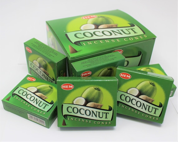 Hem Coconut Incense Cones: Choose How Many