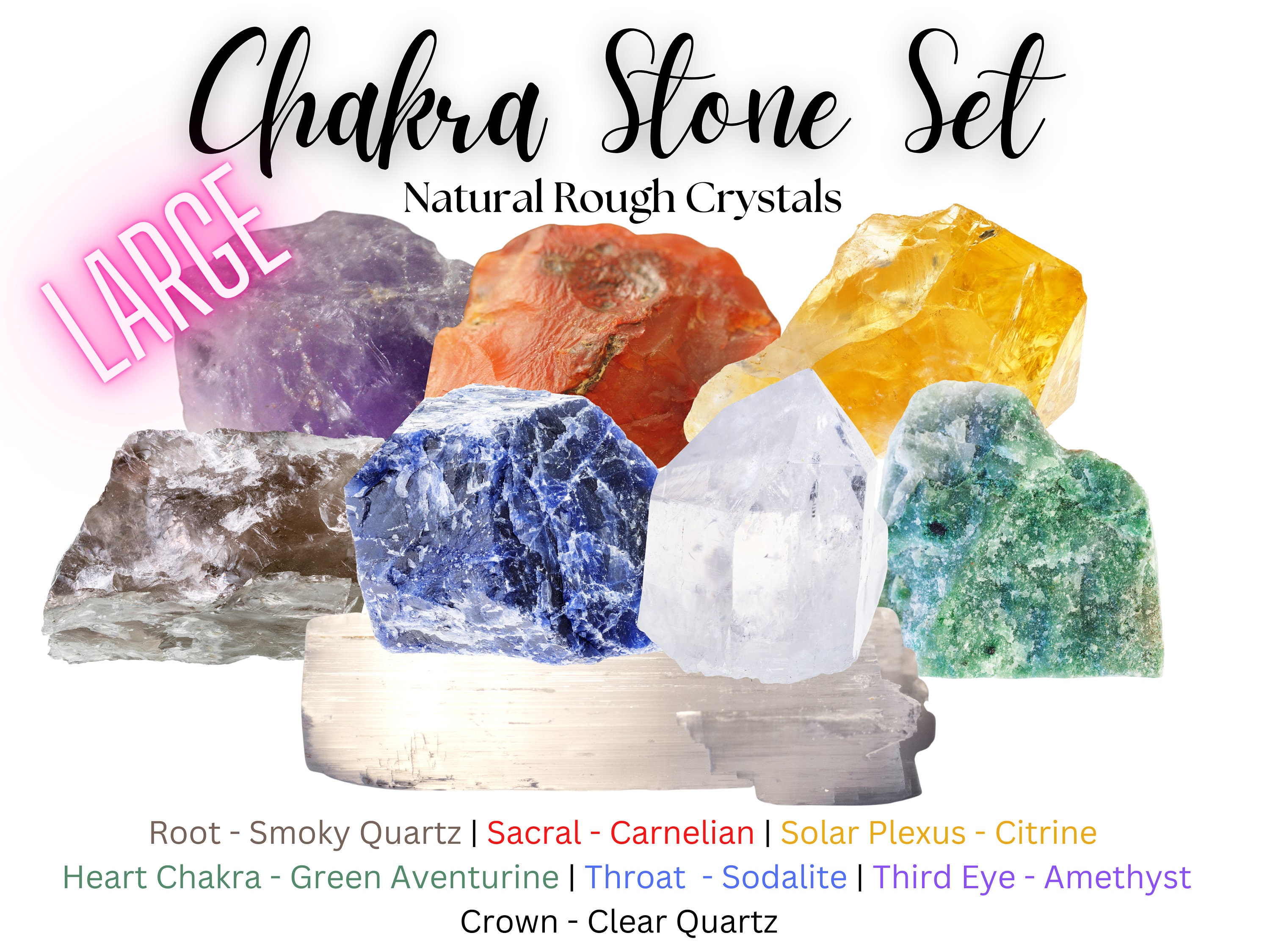 Chakra stones hotsell set near me