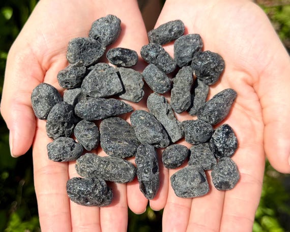 Genuine Indochinite Tektite Crystals - Natural Tibetan Tektite Specimens From Southern China - Choose Size