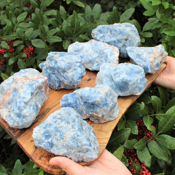 Raw Blue Crystal - Etsy