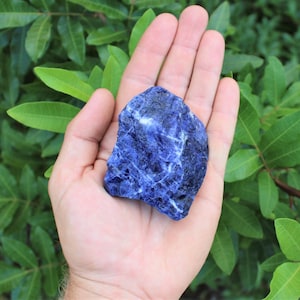 LARGE Rough Sodalite Chunks, 2 - 3": Choose How Many Pieces (Premium Quality 'A' Grade)