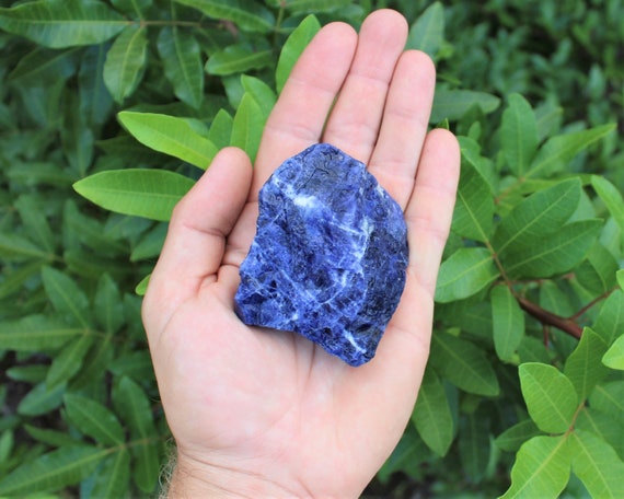 LARGE Rough Sodalite Chunks, 2 - 3": Choose How Many Pieces (Premium Quality 'A' Grade Natural Sodalite Crystals)