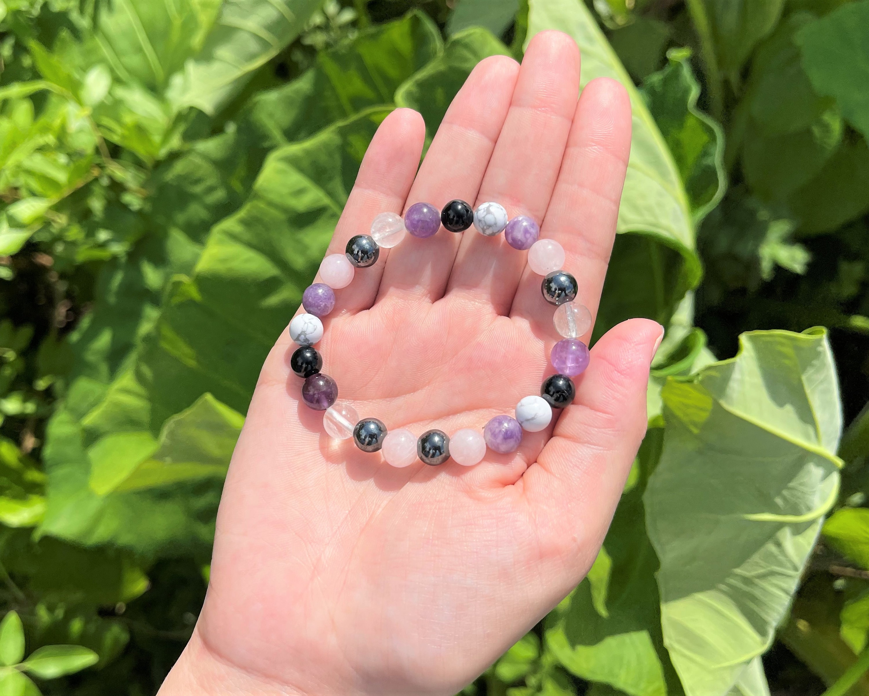 Black tourmaline rose quartz new arrivals