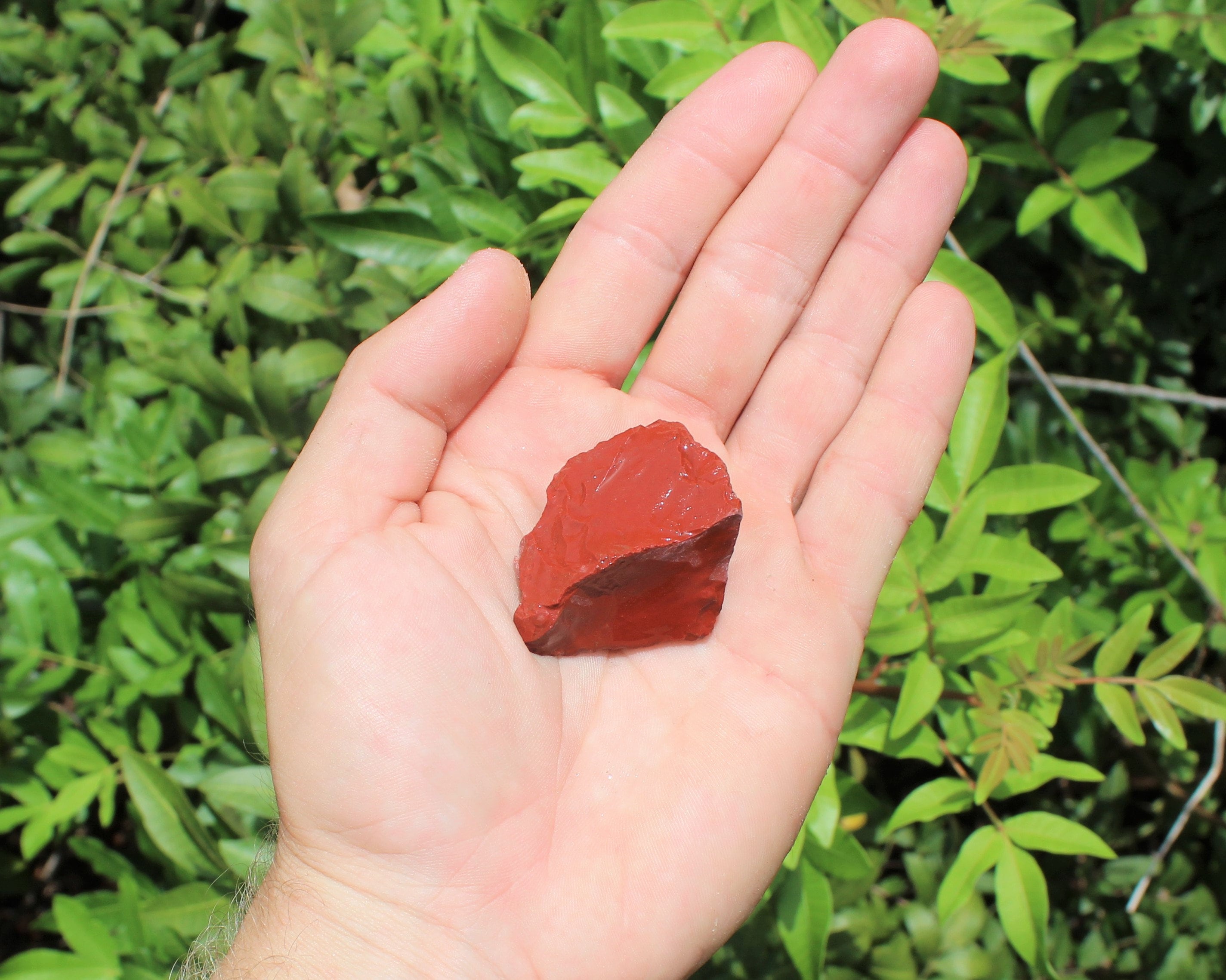 raw red jasper