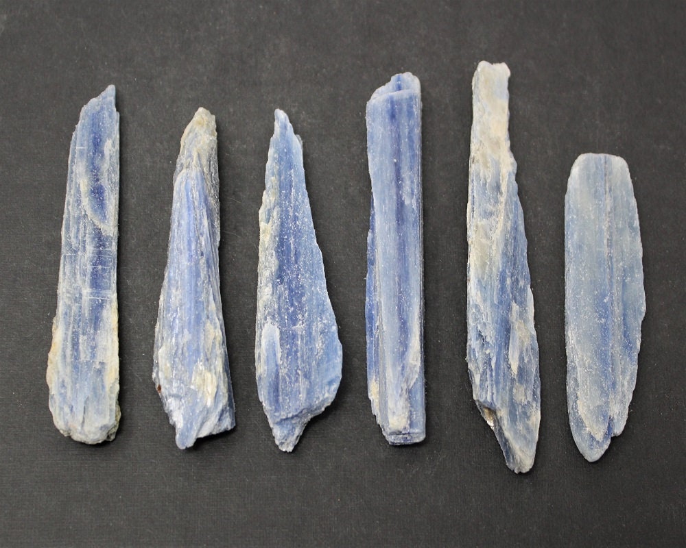 Natural Blue Kyanite Blades Choose 4 oz, 8 oz, 1 lb, 2 lb, 5 lb Bulk