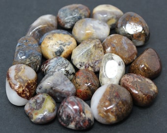 Pietersite Tumbled Stones: Choose How Many Pieces ('A' Grade, Tumbled Pietersite)