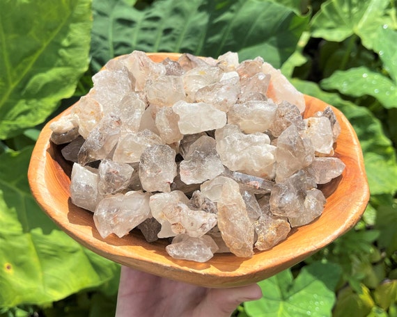 Elestial Quartz Crystals CLEARANCE Quality - Choose Ounces or lbs Wholesale Bulk Lots (Natural Rough Smoky Elestial Quartz)