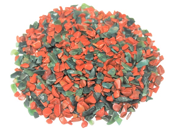 Fancy Jasper Semi Tumbled Gemstone Mini Chips 5 - 7 mm: Choose Ounces or lb Loose Wholesale Bulk Lots ('A' Gade Fancy Jasper Chips)