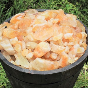 LARGE Rough Citrine Chunks, 2 3: Choose How Many Pieces 'A' Grade Premium Quality Raw Citrine Crystals image 9