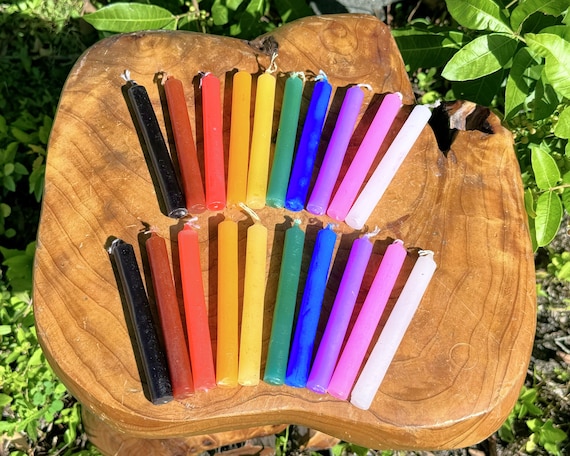 4" Chime Candles Sets of 20 Assorted Colors (Wholesale Spell Candles, Ritual Candles for Magic, Manifestation, Intent & Spells)