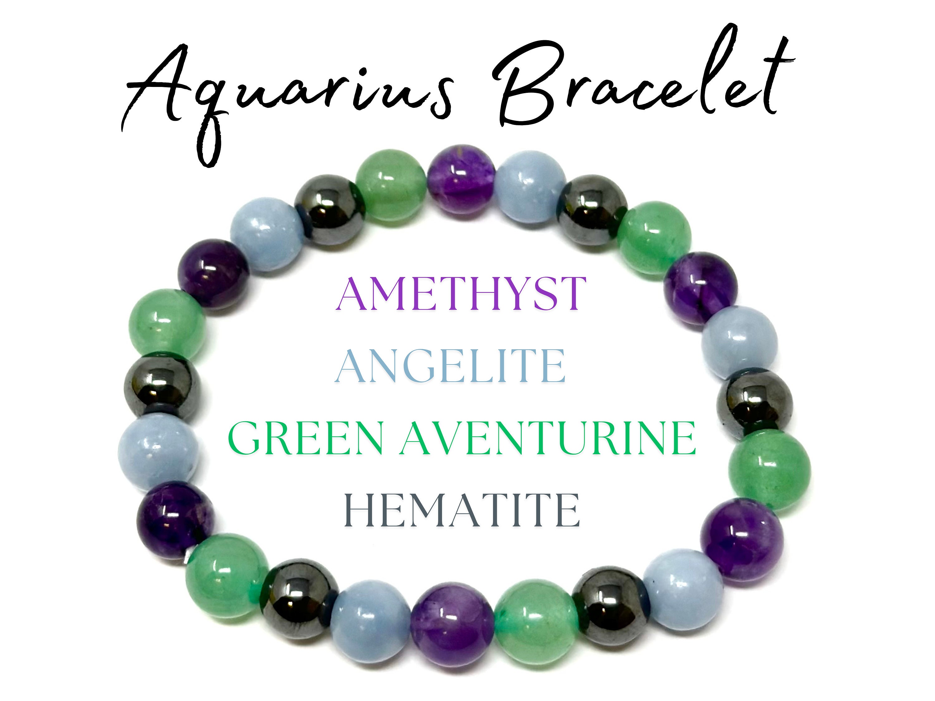 Energized Aquarius Zodiac Bracelet