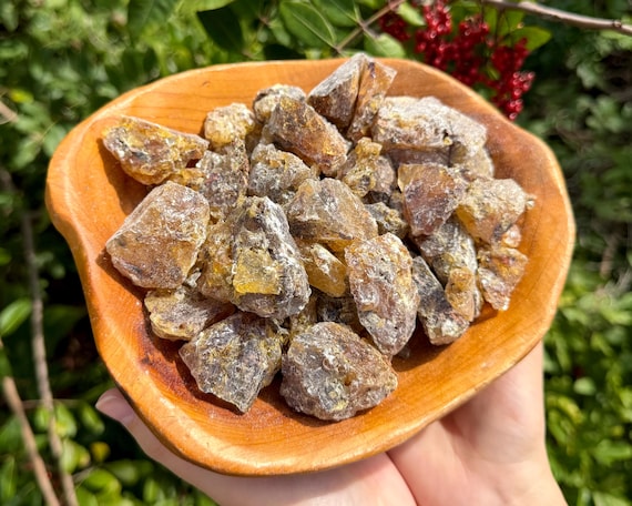 Dark Mayan Copal Resin Incense - 'A' Grade Natural Copal Granular (Ritual Incense, Energy Cleansing & Mediation)