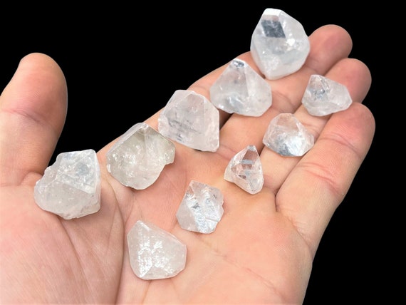 Apophyllite Tips, Apophyllite Crystal Points & Pieces - Choose Size and Amount ('A' Grade Apophyllite Crystal Pyramids)