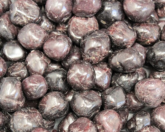 Garnet Tumbled Stones: Choose Ounces or lb Bulk Wholesale Lots (Premium Quality 'A' Grade)