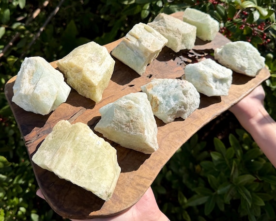 JUMBO Aquamarine Raw Natural Stones - Choose Size ('A' Grade Rough Aquamarine Crystals From Brazil)