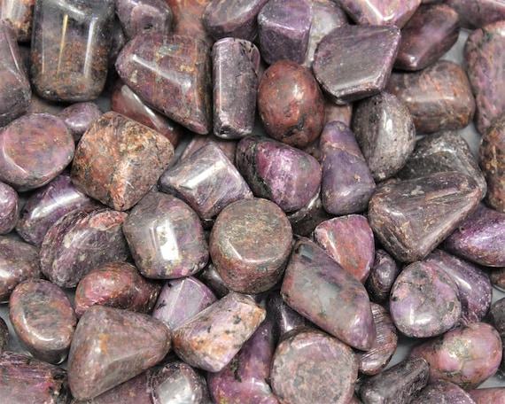 Ruby Tumbled Stones: Choose Ounces or lb Bulk Wholesale Lots (Premium Quality 'A' Grade)