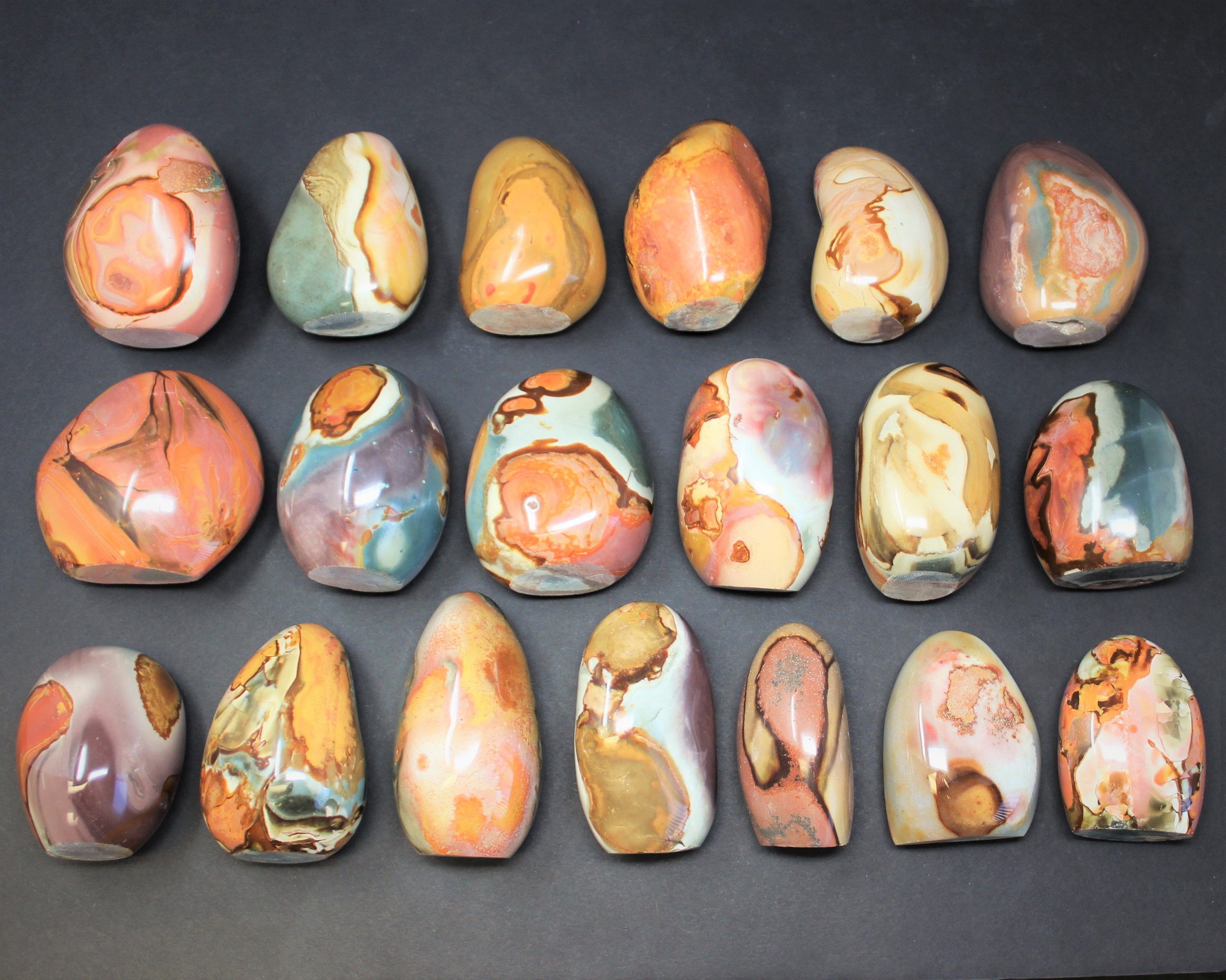 Polished Polychrome Jasper Freeform, Free Standing Display Specimens - Choose Size (Beautiful Desert Jasper Crystals from Madagascar) Polished Polychrome Jasper Freeform, Free Standing Display Specimens - Choose Size (Beautiful Desert Jasper Crystals from Madagascar)