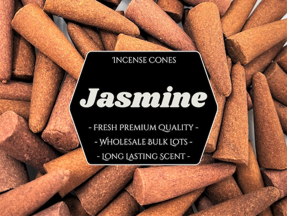 JASMINE Incense Cones: Choose 10, 20, 50, 100 or 200 Bulk Lots