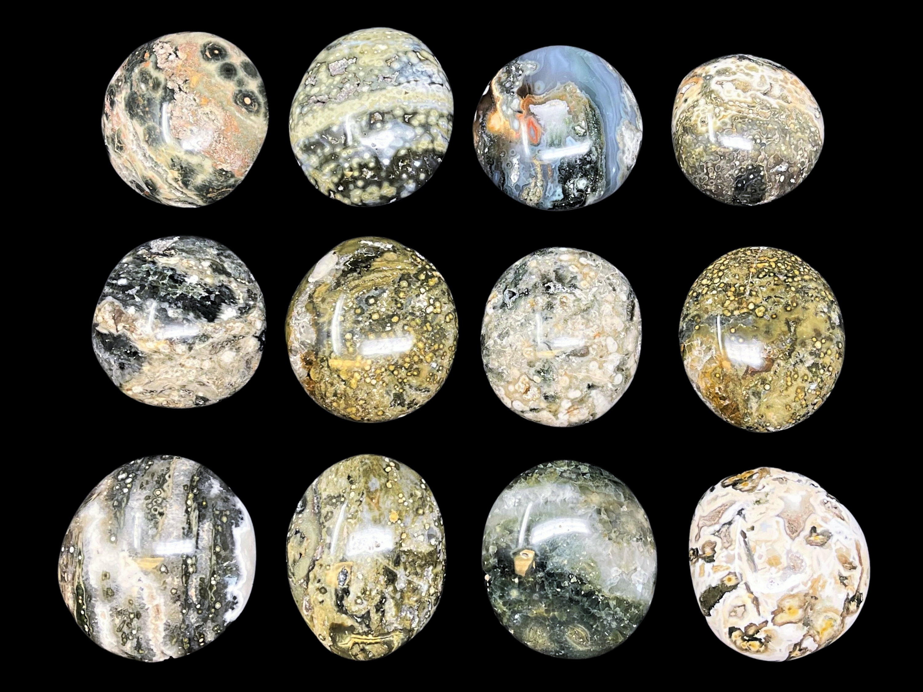 7th Vein Ocean Jasper Hand Polished Stones Choose EXACT Specimen Shown ('AAA' Grade, Polished