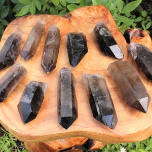 Smoky Quartz Points: 'AAA' Grade Smoky Quartz Crystal Point Choose Size Premium Quality image 9