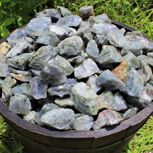 Labradorite Rough Natural Stones: Choose Ounces or lb Bulk Wholesale Lots (Premium Quality 'A' Grade)