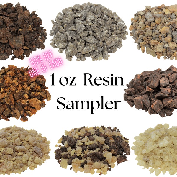Paquets de 1 oz d'encens en résine granulaire - Choisissez le parfum - Mélanges d'encens, artisanat spirituel et aromathérapie