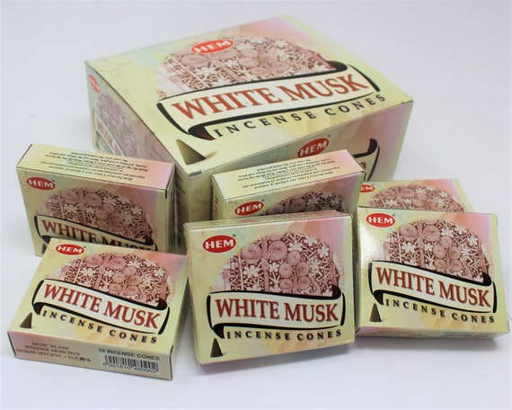 Hem White Musk Incense Cones: Choose How Many