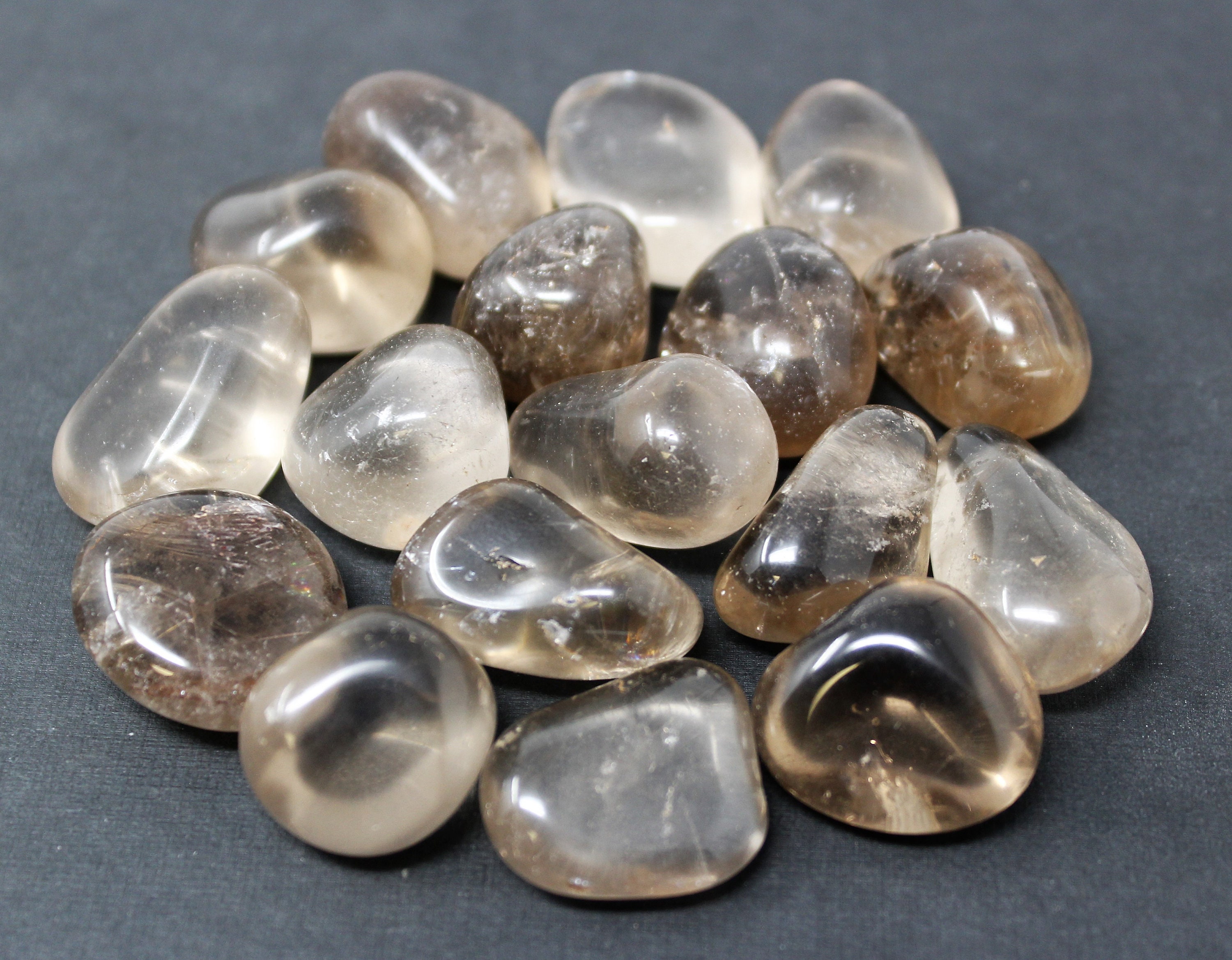 Smoky Quartz Tumbled Stones Choose How Many Pieces ('A' Grade, Tumbled