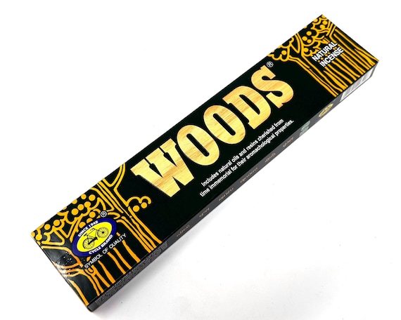 Woods Incense Sticks: 32 gm Box (Cycle Brand, Woods Natural)