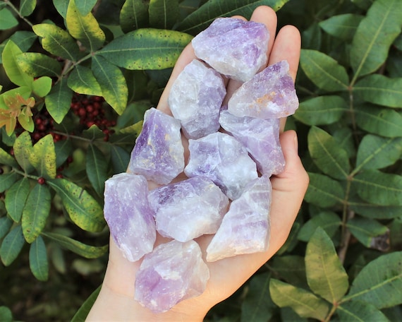 Rough Natural Amethyst (Madagascar) Premium Grade Crystals: Choose How Many Pieces (Premium Quality 'A' Grade Amethyst Crystals)