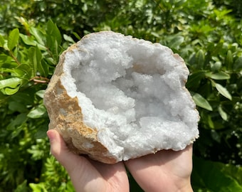 MASSIVE Sugar Quartz Geodes - CRAZY CHEAP Enormous Natural Crystal Specimens - Choose Size (Home Decor Crystals From Morocco)