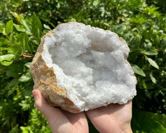 MASSIVE Sugar Quartz Geodes - CRAZY CHEAP Enormous Natural Crystal Specimens - Choose Size (Home Decor Crystals From Morocco)