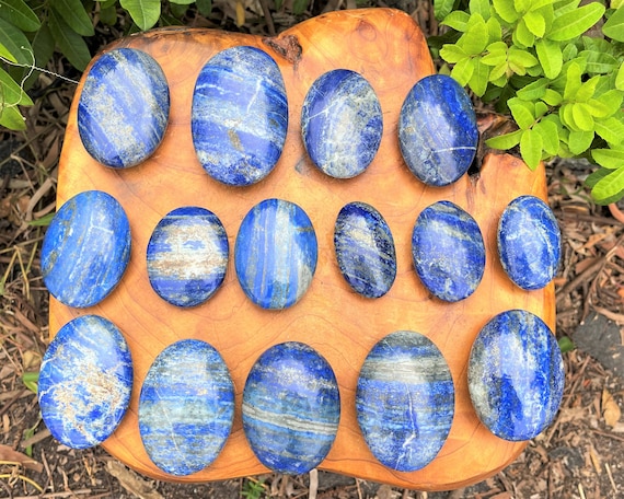 LARGE Lapis Lazuli Palm Stone, 'AAA' Quality - Choose Size! (Lapis Pocket Stone, Polished Stone, Lapis Smooth Stone, Crystal Palm Stone)